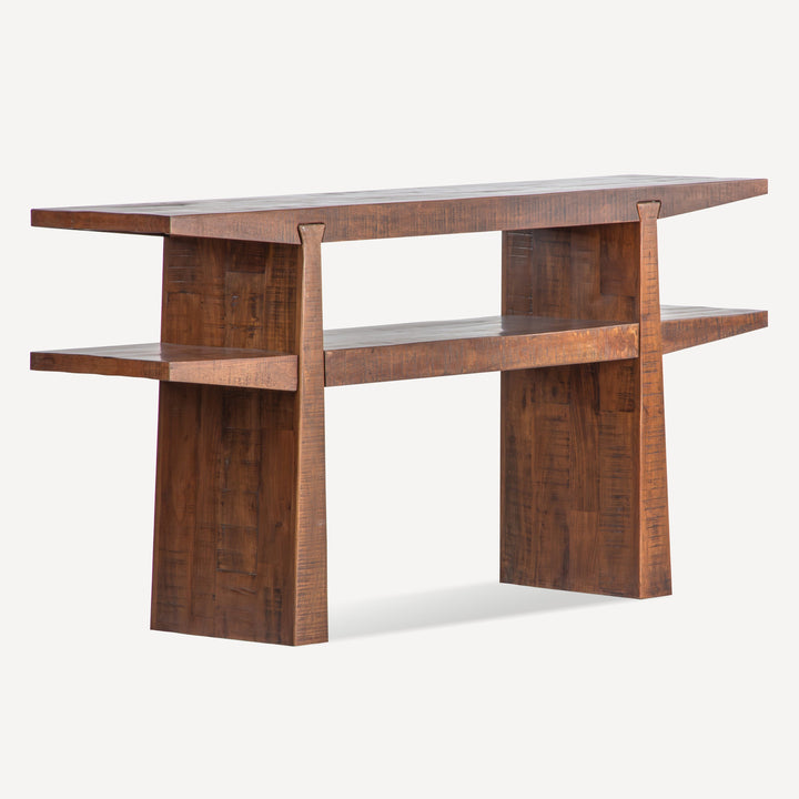 Rustic Artisan Woodwork: Signature Console Table