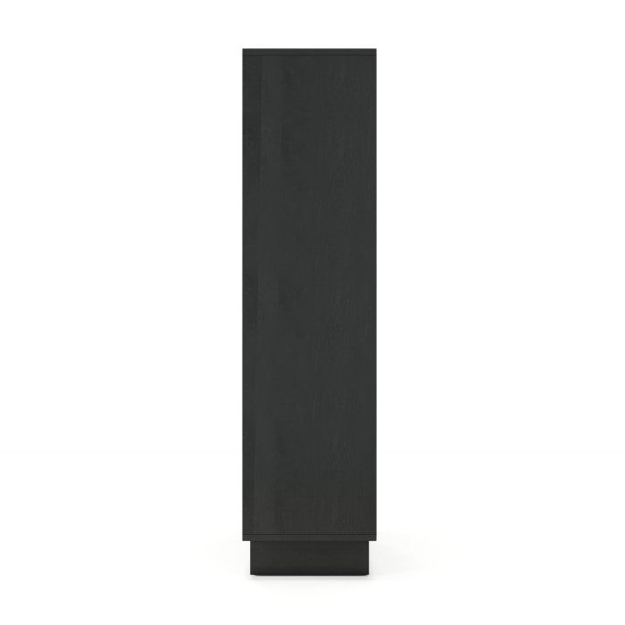 Geometric Chic Solid Wood Storage Console