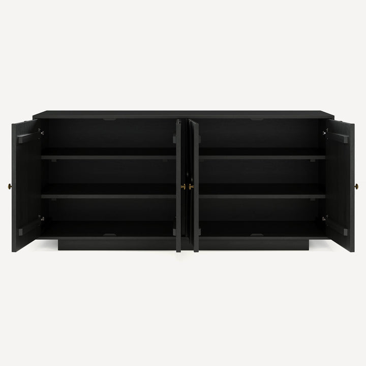 AquaVia Solid Wood Storage Solution