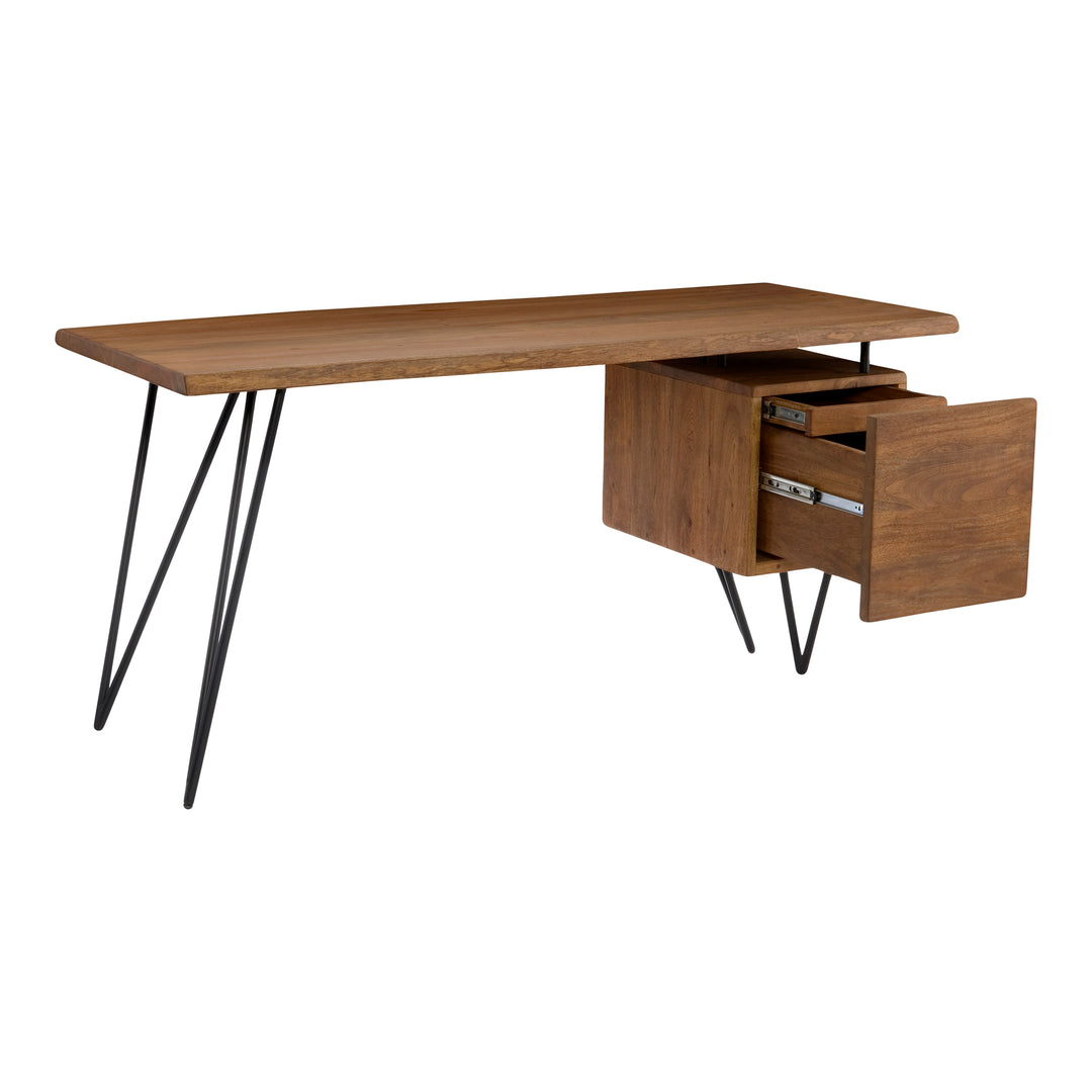 Naturally Chic Floating Table with Live Edge