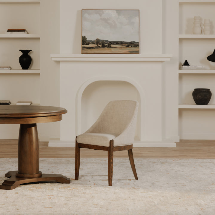 Timeless Oak Dining Chair - Rustic Elegance Meets Modern Comfort