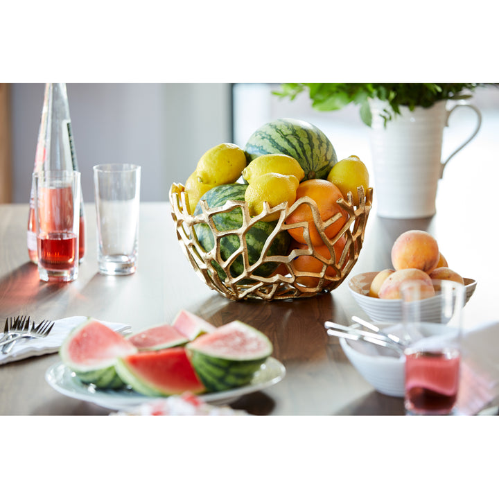 Elegant Dual-Purpose Aluminum Bowls