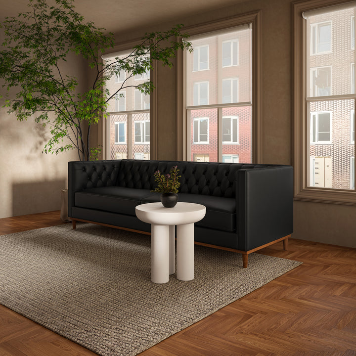 Timeless Walnut & Leather Lounge Chair