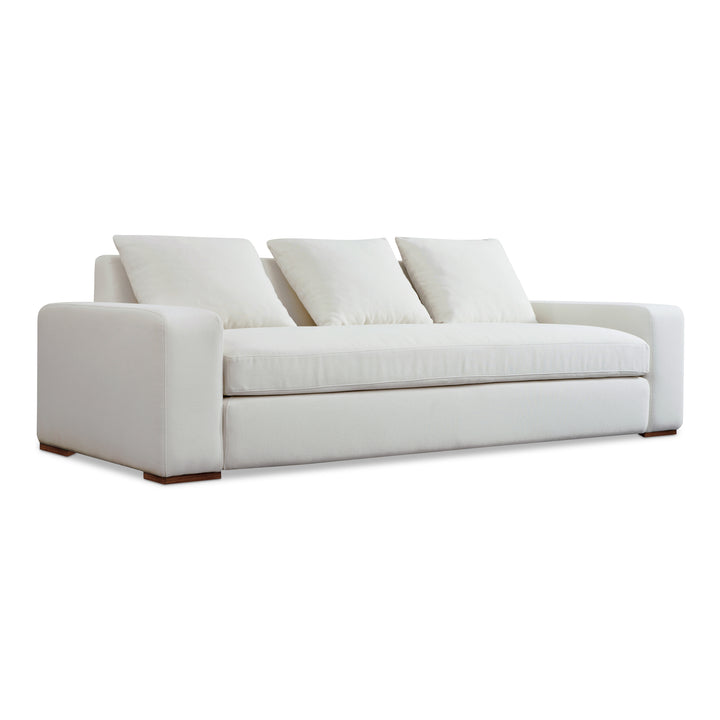 Comfy Kingdom Oversized Polyester Sofa with Feather-Blend Cushion