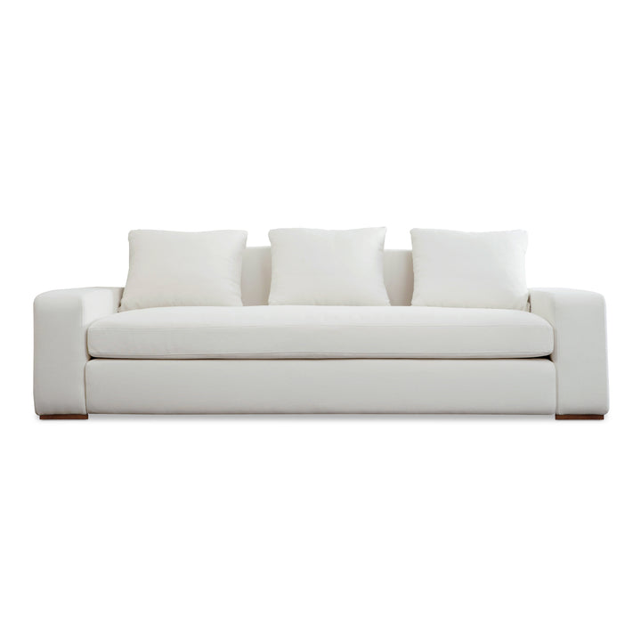 Comfy Kingdom Oversized Polyester Sofa with Feather-Blend Cushion