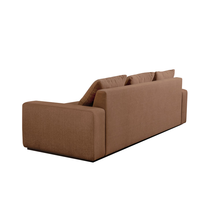 Comfy Kingdom Oversized Polyester Sofa with Feather-Blend Cushion