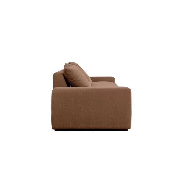 Comfy Kingdom Oversized Polyester Sofa with Feather-Blend Cushion