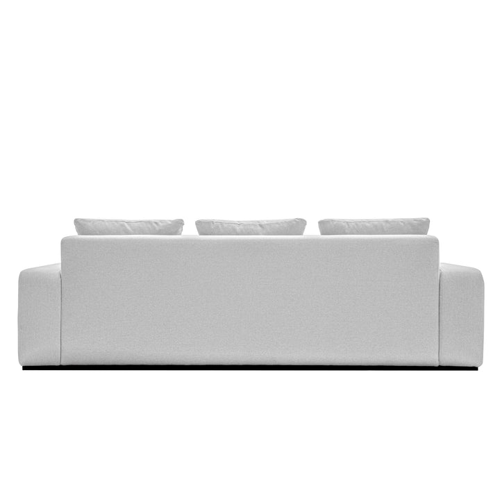 Comfy Kingdom Oversized Polyester Sofa with Feather-Blend Cushion