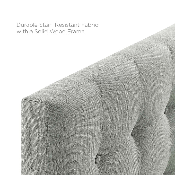 Evelyn Elegant Fabric King Headboard