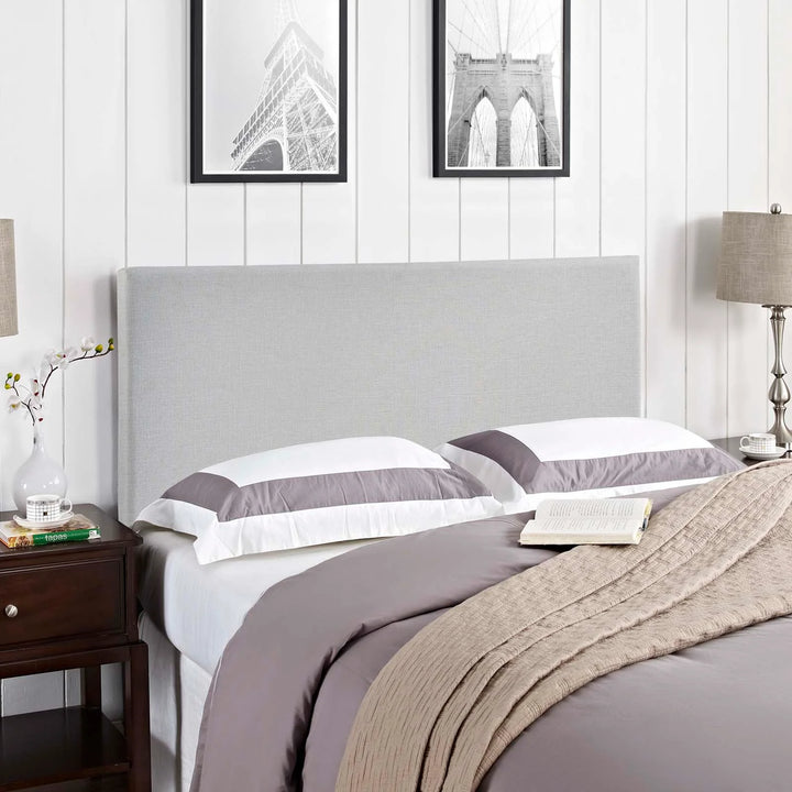 Reign Gray Upholstered Headboard - Queen