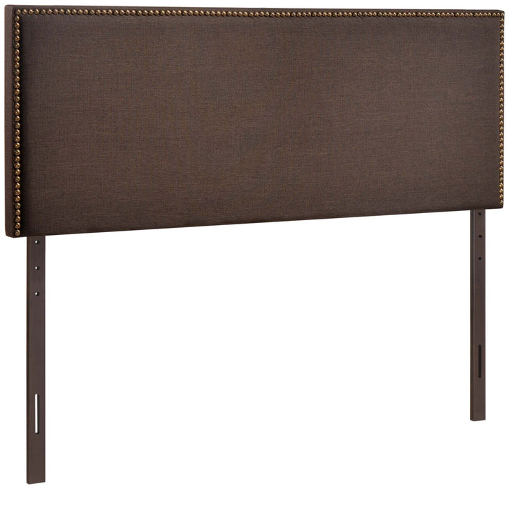 Regalia Nailhead Upholstered Queen Headboard