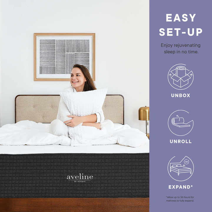 Aveline 14" Memory Foam Queen Mattress by Mocha