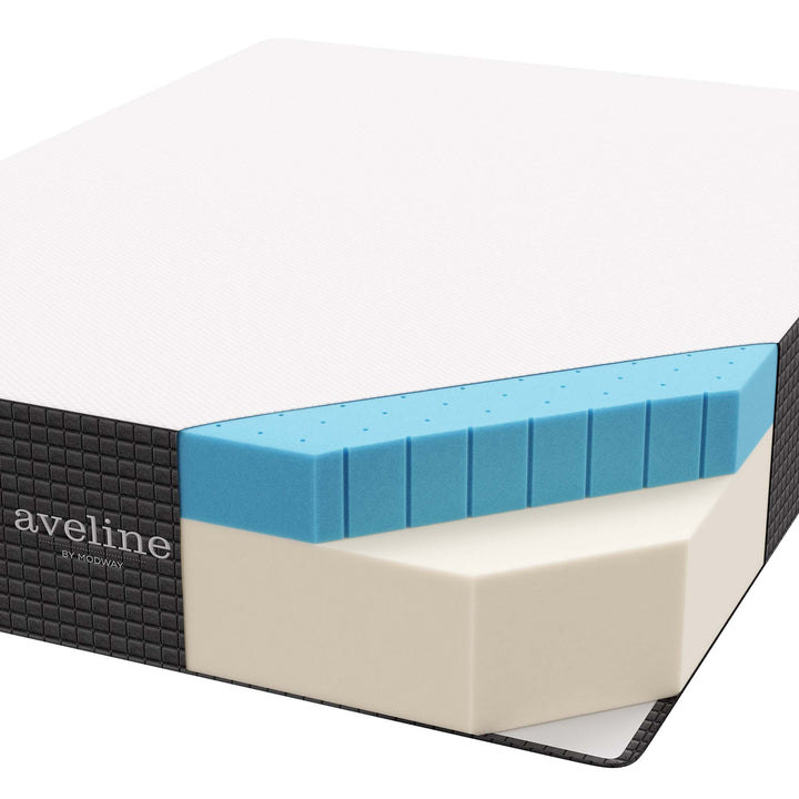 Aveline 14" Memory Foam Queen Mattress by Mocha
