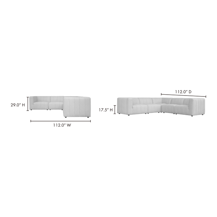 Poetic Modular Artiste L-Shaped Sofa Collection