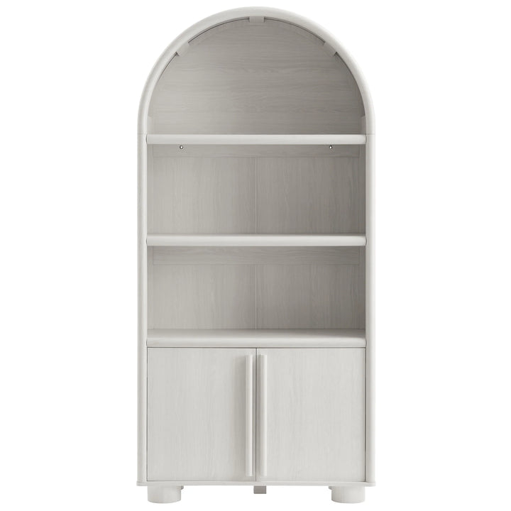 White Arched Chic Bookcase