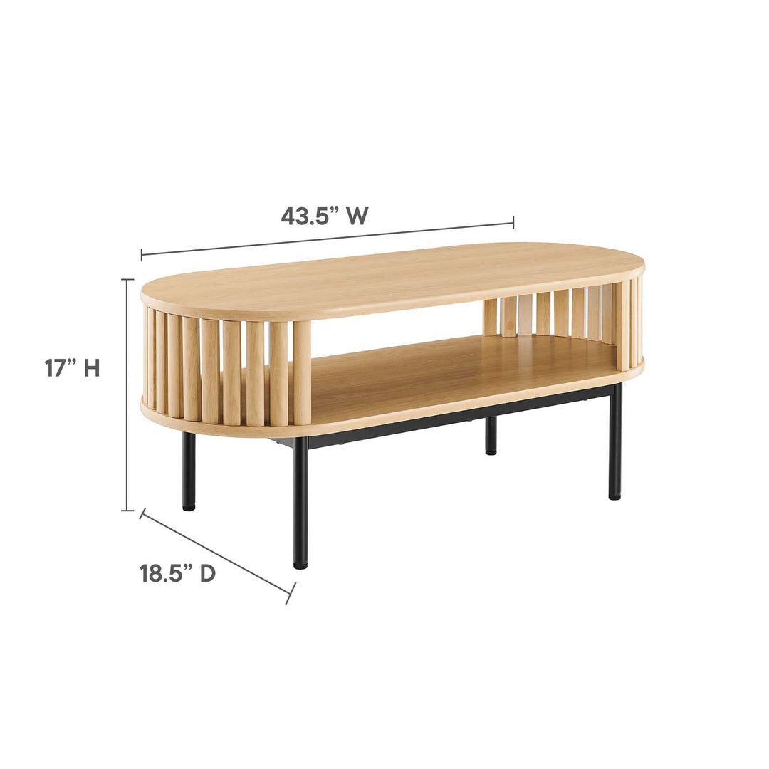 Bayla Wood Coffee Table Oak