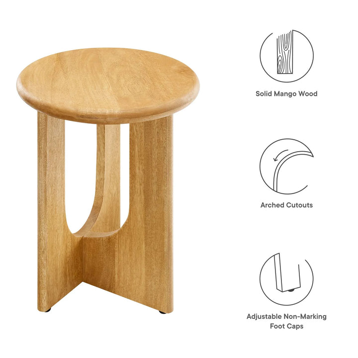 Rhonda Oak Side Table