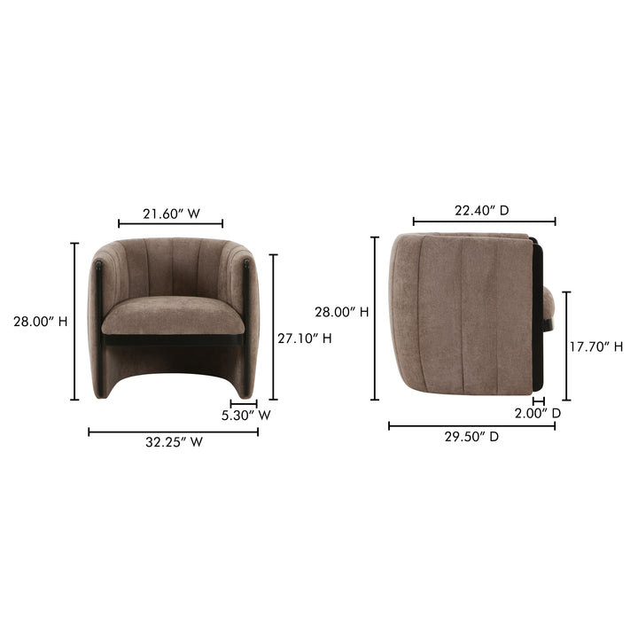 Franko Accent Chair - Gray