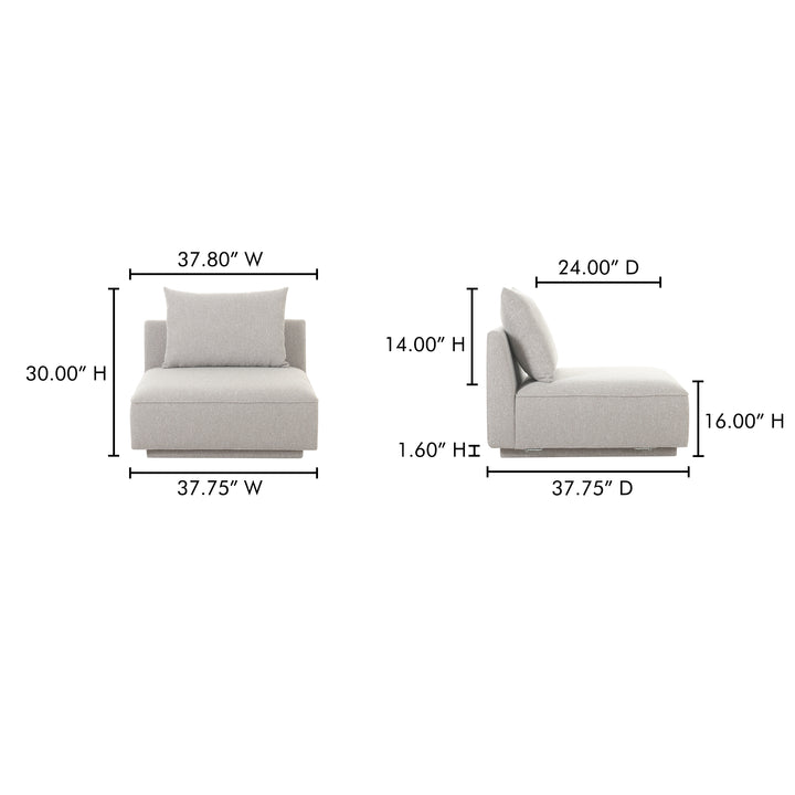 Comfy Contour Slipper Chair