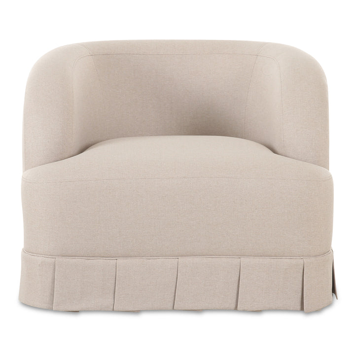 Charming Box Pleat Swivel Seating