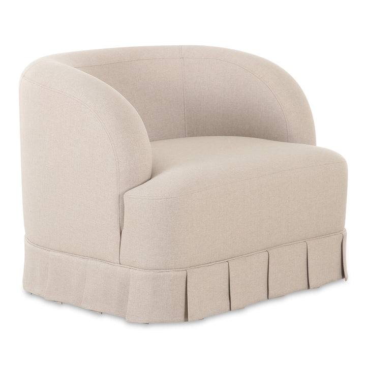 Charming Box Pleat Swivel Seating