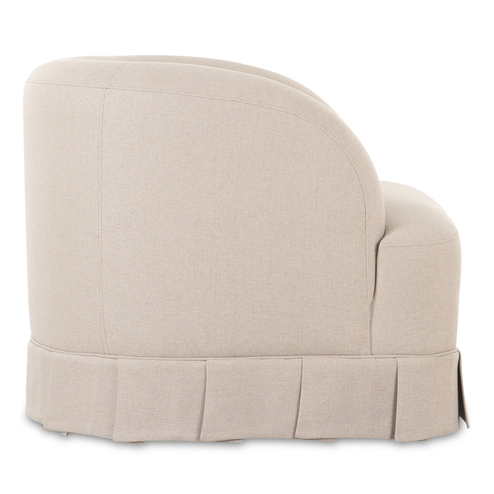 Charming Box Pleat Swivel Seating