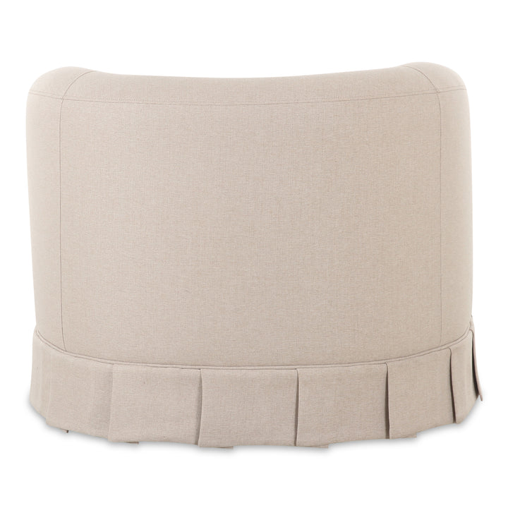 Charming Box Pleat Swivel Seating
