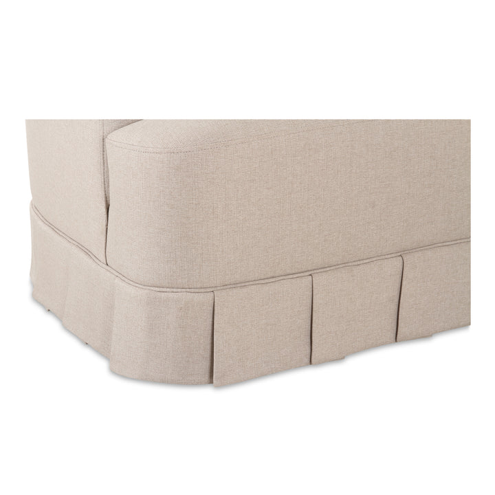 Charming Box Pleat Swivel Seating