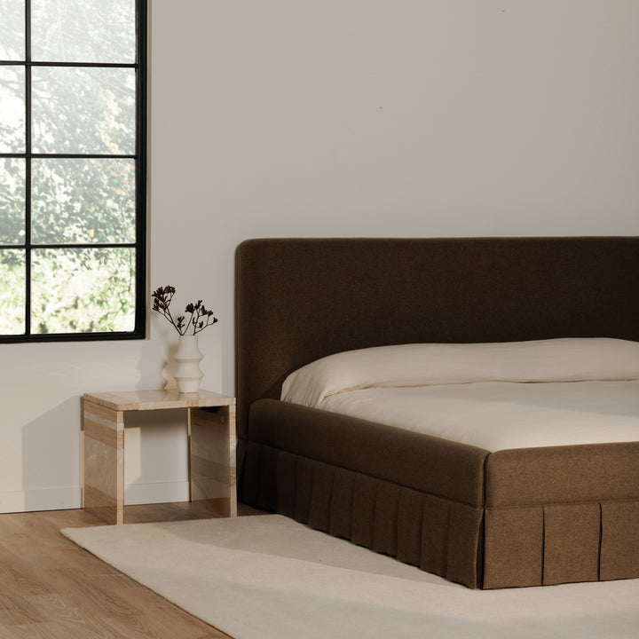 Luxe Vintage-Inspired Queen Bed
