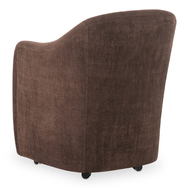 ComfyCurve Rolling-Stationary Dining Chair