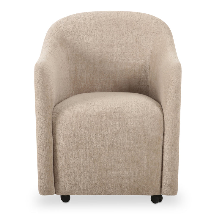 ComfyCurve Rolling-Stationary Dining Chair