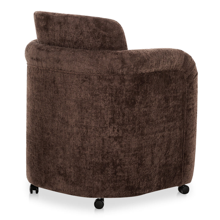 Elegant Swivel Dining Stool with Floating Seat Design