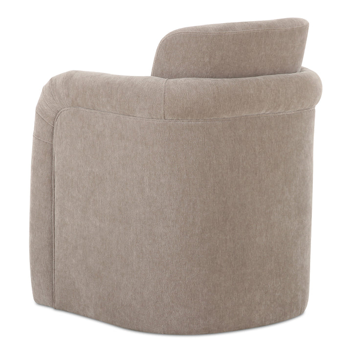 Elegant Swivel Dining Stool with Floating Seat Design