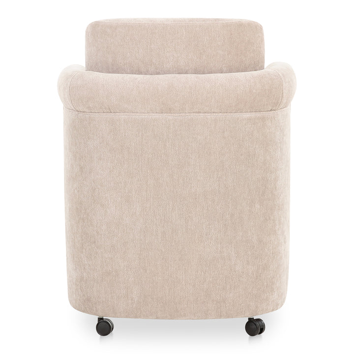 Elegant Swivel Dining Stool with Floating Seat Design