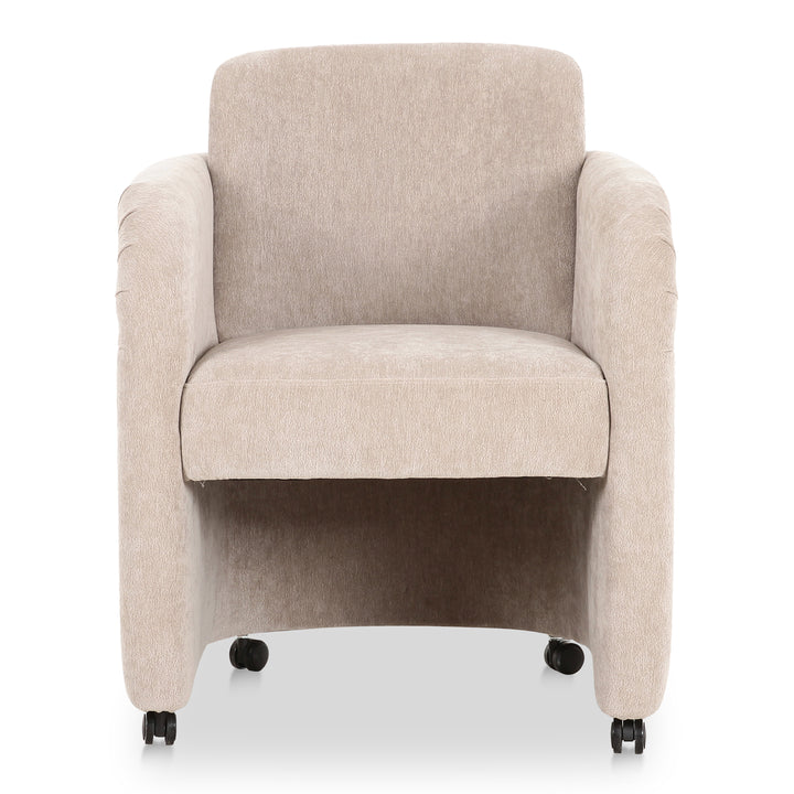 Elegant Swivel Dining Stool with Floating Seat Design