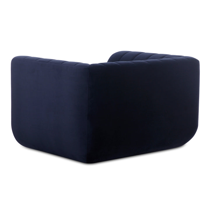 Luxe Curve Lounger: Modern Art Deco Inspired Seating