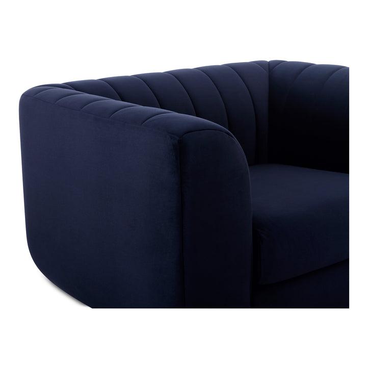 Luxe Curve Lounger: Modern Art Deco Inspired Seating