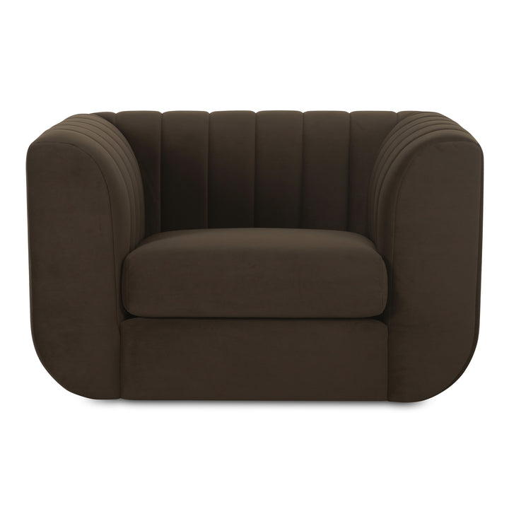 Luxe Curve Lounger: Modern Art Deco Inspired Seating