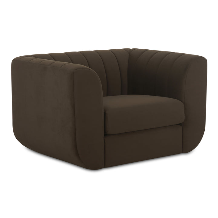Luxe Curve Lounger: Modern Art Deco Inspired Seating