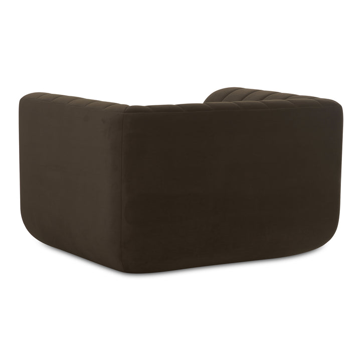 Luxe Curve Lounger: Modern Art Deco Inspired Seating