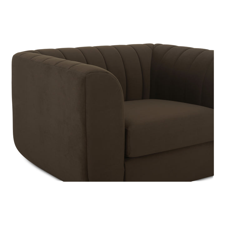 Luxe Curve Lounger: Modern Art Deco Inspired Seating