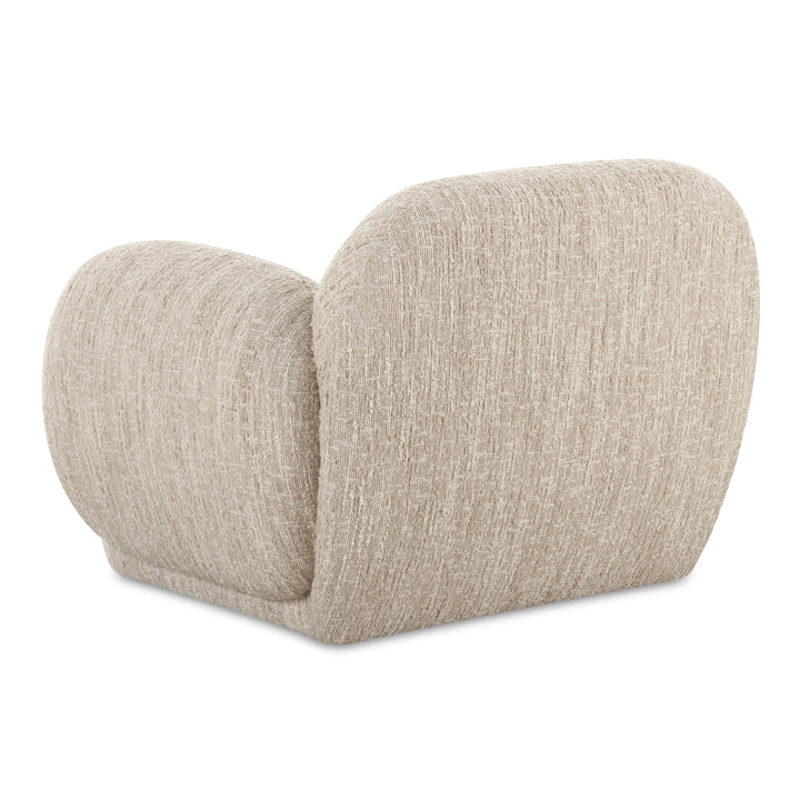 Modern Velvet Curve Lounge Chair