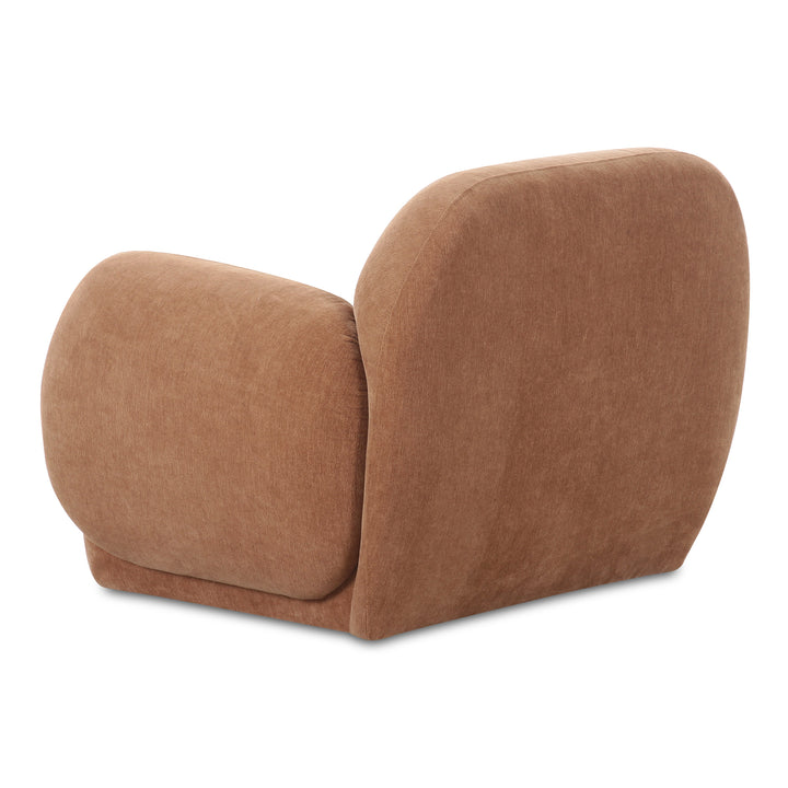 Modern Velvet Curve Lounge Chair
