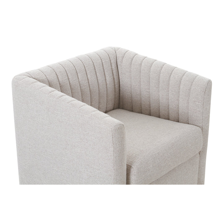 Elegant Velvet Swivel Diner Chair