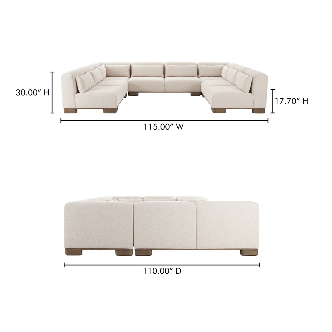 FlexiLounge U-Shaped Modular Lounging System