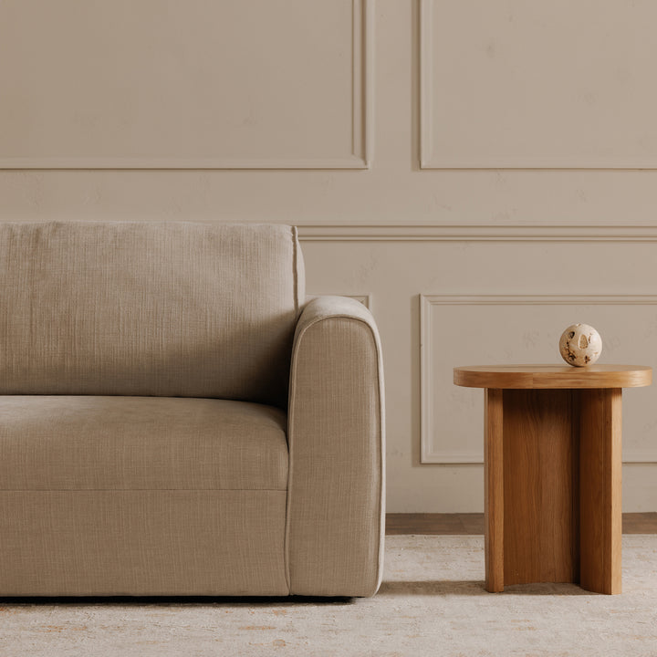 Angled Charm Wide Chaise Sofa