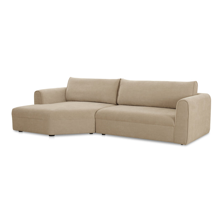 Angled Charm Wide Chaise Sofa