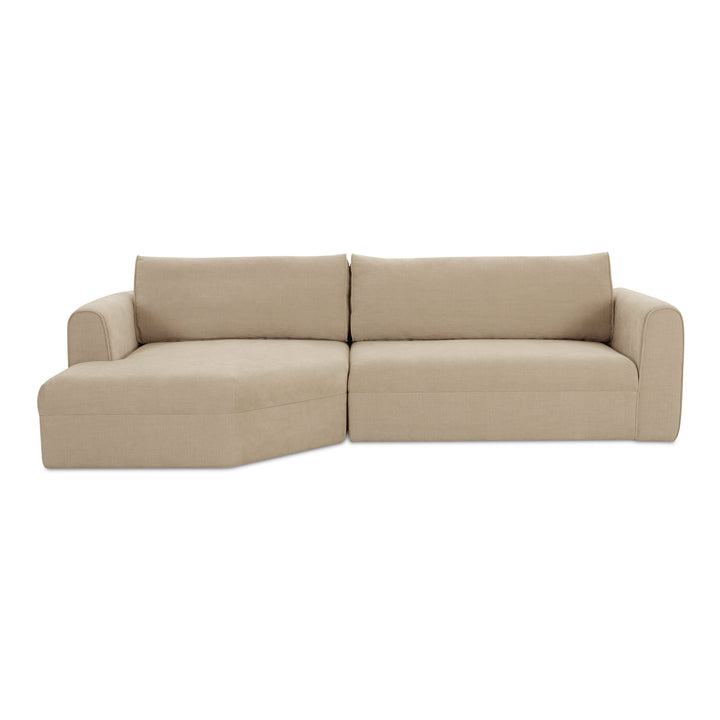 Angled Charm Wide Chaise Sofa