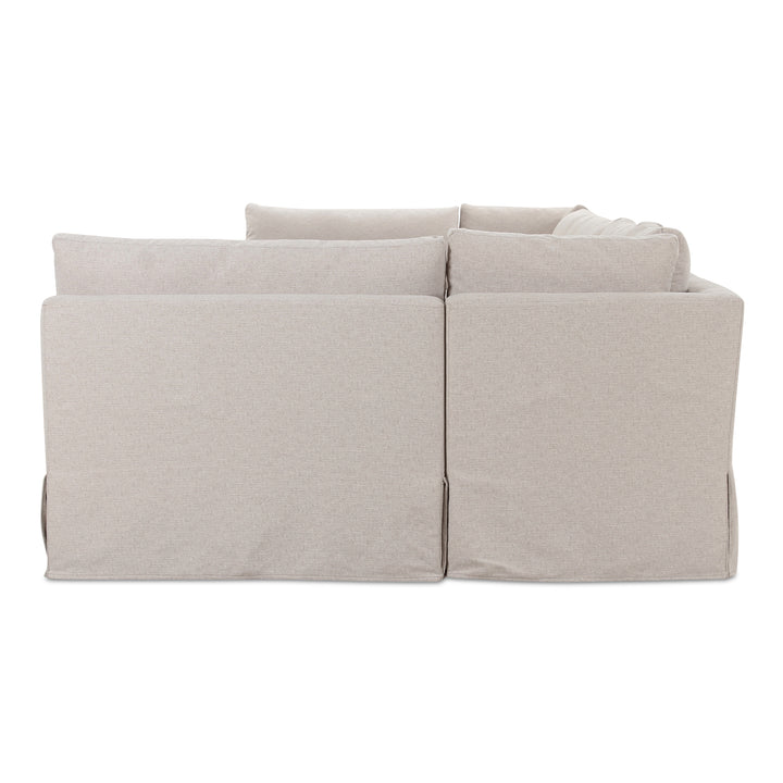 Modern U-Shape Dining Banquette with Washable Slipcover