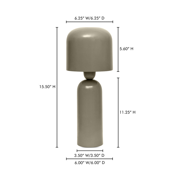 Modern Iron Minimalist Gloss Table Lamp